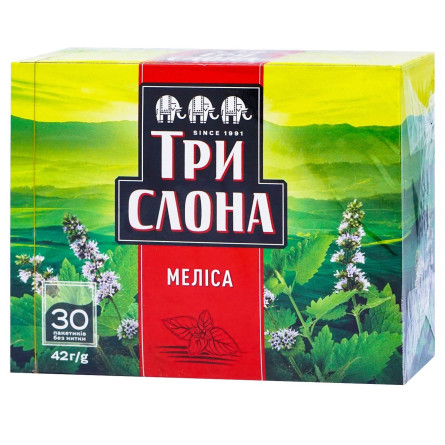 Чай травяной Три Слона Мелисса 30шт*1,4г