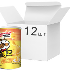 Упаковка чипсів Pringles Cheese Cheese Сир 70 г х 12 шт. mini slide 1