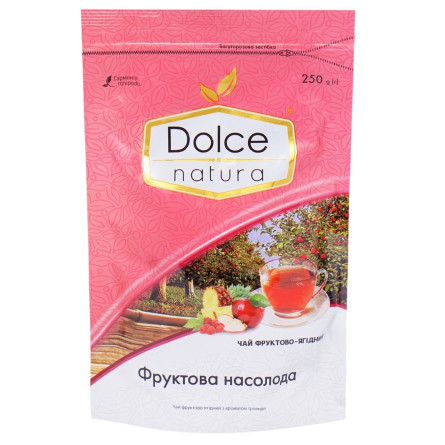 Чай фруктово-ягідний Dolce Natura Фруктова насолода з ароматом троянди 250г