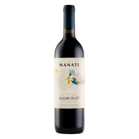 Вино Nanati Алазанська Долина червоне напівсолодке 12% 0,75л