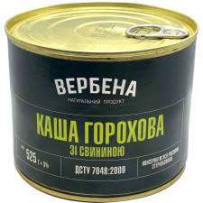 Консерва Вербена Каша горохова зі свининою 525 г mini slide 1