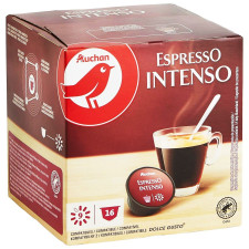 Кава Ашан Espresso Intenso в капсулах 16шт*7г mini slide 1