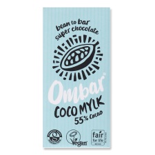 Шоколад молочний Ombar з кокосовим молоком 55% mini slide 1