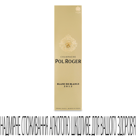 Шампанське Pol Roger Blance De Blancs Brut Vintage 2013