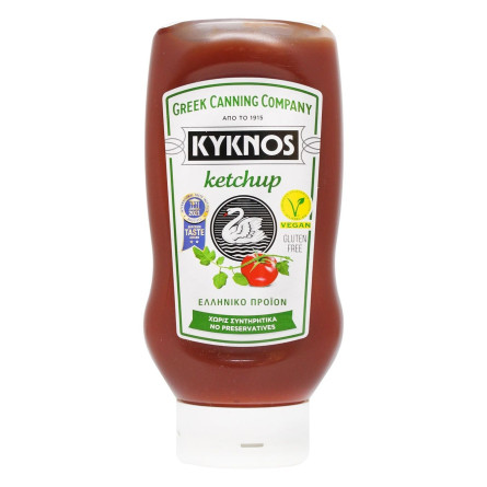 Кетчуп Kyknos томатний 560г slide 1
