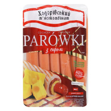 Сосиски Ходоровский Мясокомбинат Parowki с сыром высшего сорта весовые mini slide 1