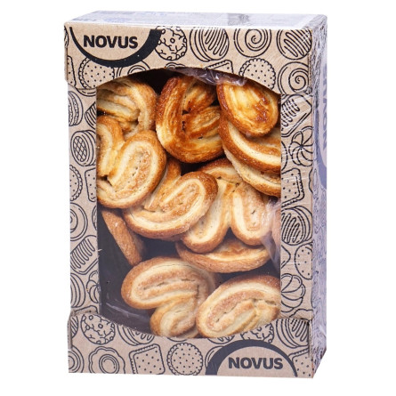 Печиво Novus Вушка Королівські здобне листкове 290г