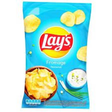 Чіпси Lay's картопляні зі смаком сметани та зелені 60г mini slide 1