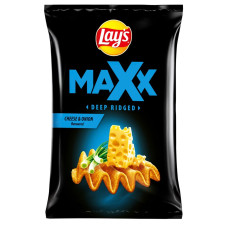 Чіпси Lay's Maxx картопляні з сиром та цибулею 65г mini slide 1