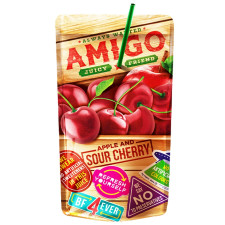 Нектар Amigo Яблуко-Вишня 200мл mini slide 1