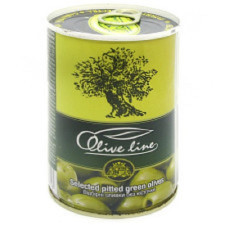 Оливки Olive Line відбірні без кісточки 420г mini slide 1