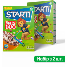 Упаковка сухого завтрака Start Duo Шарики 250 г х 2 шт mini slide 1