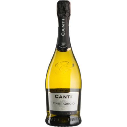 Вино ігристе Canti Pinot Grigio Brut Blanc Біле брют 0.75 л 11%