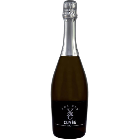 Вино ігристе Spumante For Due Brut Bianco Cuveé сухе біле 0.75 л 11%