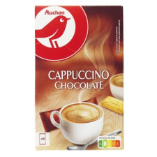 Напій Ашан Cappuccino Chocolate 8шт*18г mini slide 1