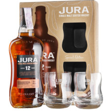 Віскі Isle of Jura 12yo 0.7 л 40% подарункова коробка + 2 келихи (2148042480423_5013967014565) mini slide 1