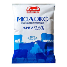 Молоко Житомирський молочний завод ультрапастеризованное 2,5% 900г mini slide 1