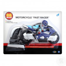 Игрушка Big Motor Мотоцикл Гонщик mini slide 1