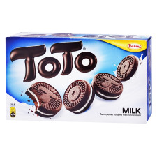 Печиво-сендвіч молочне Toto 220г mini slide 1