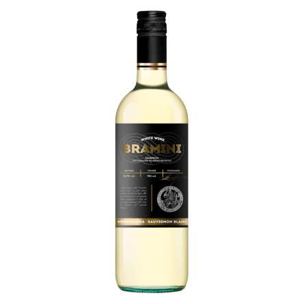 Вино Bramini Мерсегера Совіньйон Блан біле сухе 11,5% 0,75л slide 1