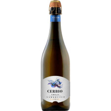 Вино игристое Cerbio Lambrusco Emilia White Dry белое сухое 0.75 л 10,5% mini slide 1