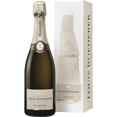 Шампанське Louis Roederer Collection 242 carton gift box біле брют 0.75 л 10.6-12.9%
