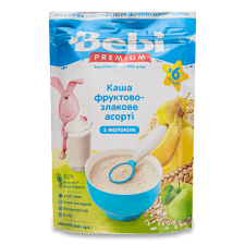Каша Bebi молочна фруктово-злакове асорті mini slide 1