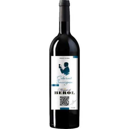 Вино Marqués De Berol Cabernet Sauvignon 2018 червоне сухе 0.75 л 13.5%