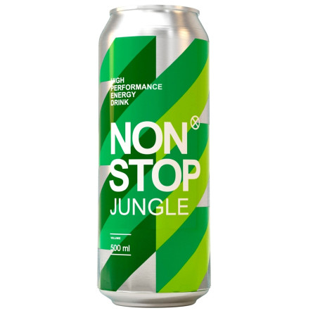 Напиток энергетический Non Stop Jungle безалкогольный 0,5л
