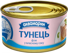 Філе тунця Аквамарин у власному соку 85 г mini slide 1