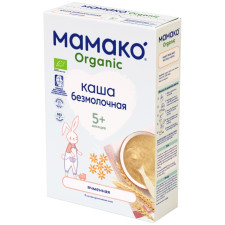 Каша Мамако ячменная безмолочная органическая для детей с 5-х месяцев 200г mini slide 1