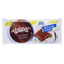 Шоколад Wawel молочный с кокосом без добавления сахара 90г mini slide 1