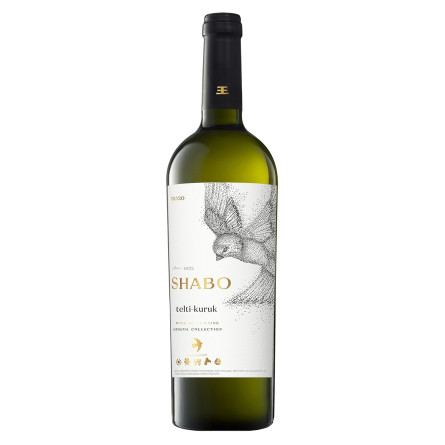 Вино Shabo Telti-Kuruk біле сухе 12,6% 0,75л