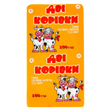 Суміш рослинно-молочна Дві Корівки 72,5% 180г mini slide 1