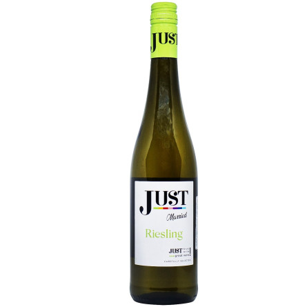 Вино Just Married Riesling біле сухе 10,5% 0,75л slide 1