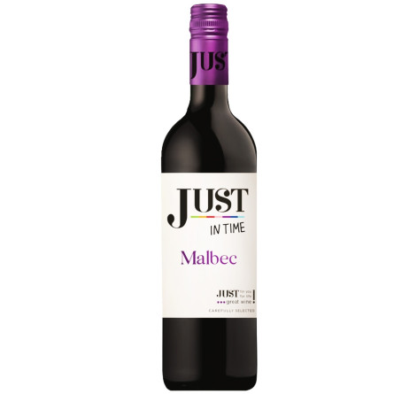 Вино Just In Time Malbec червоне сухе 14% 0,75л