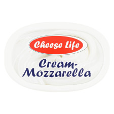 Продукт сирний плавлений Cheese Life Крем-Моцарелла пастоподібний 60% 130г mini slide 1