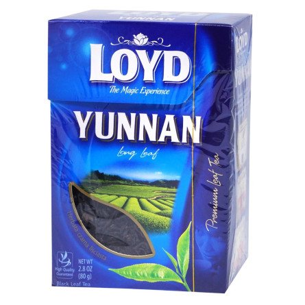 Чай чорний Loyd Yunnan листовий 80г