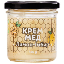 Крем-мед Honey Alliance лимон-імбир 150г mini slide 1