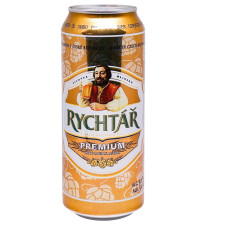 Пиво RYCHTAR PREMIUM світле, 5% 0,5л ж/б mini slide 1