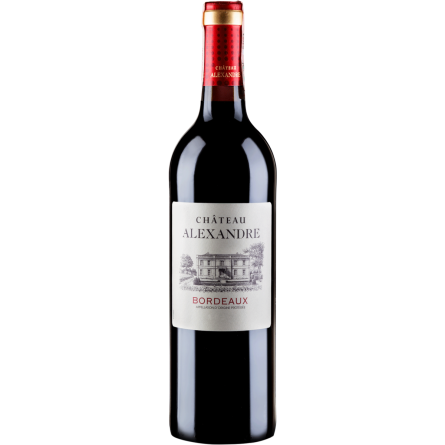 Вино Chateau Alexandre Bordeaux Rouge червоне сухе 0.75 л 10.6-12.9%