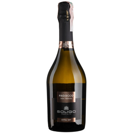 Вино ігристе Soligo Prosecco Treviso Extra Dry біле екстрасухе 11% 0.75 л slide 1
