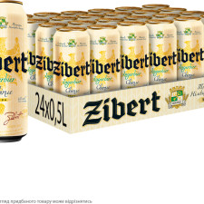 Упаковка пива Zibert світле фільтроване 4.4% 0.5 л х 24 шт mini slide 1