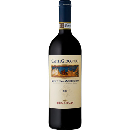 Вино Frescobaldi Castelgiocondo Brunello di Montalcino 2016 красное сухое 0.75 л 14.5%