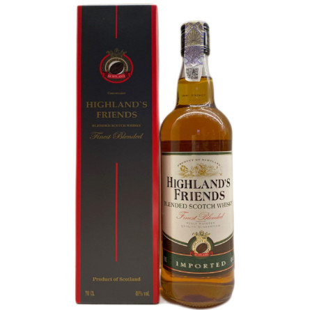 Віскі Fauconnier Highland's Friends 0.7 л 40%