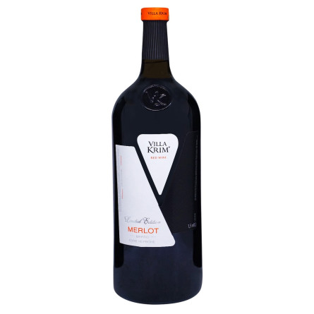 Вино Villa Krim Merlot красное сухое 9-13% 1,5л