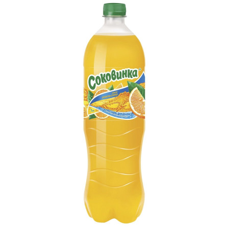 Напій Соковинка газований з апельсином 1л