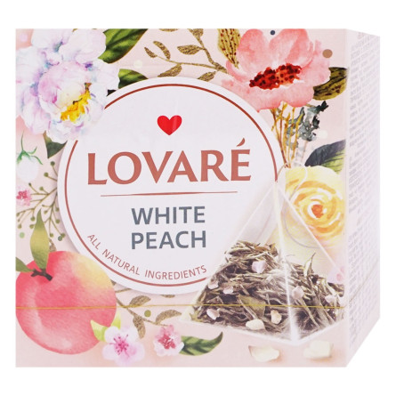 Чай Lovare White Peach 15шт*2г