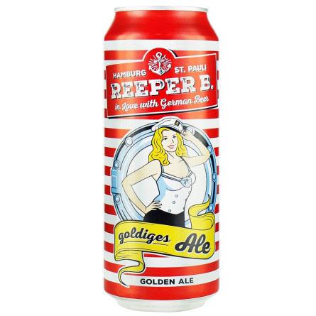 Пиво Reeper B. Golden Ale светлое 4,8% 0,5л slide 1