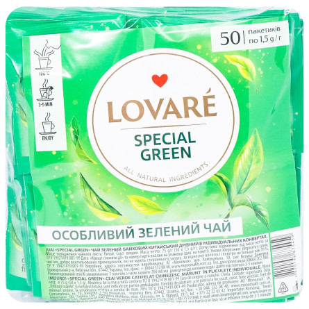 Чай зеленый Lovare Oolong 50шт*1,5г